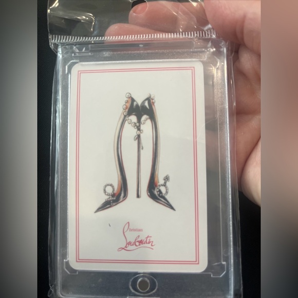 Christian Louboutin Authentic VIP Collectable joker Playing Card NEW - Picture 1 of 4